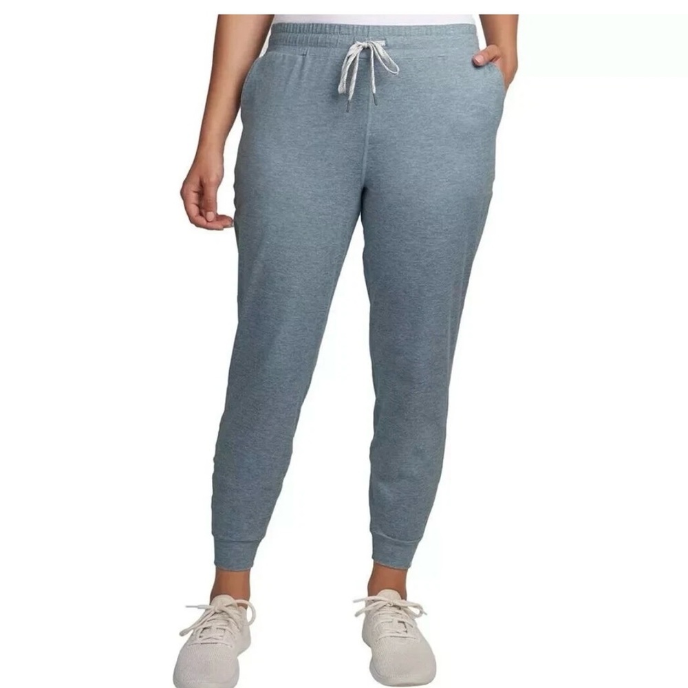Kirkland Signature Heather Blue Joggers, XL. Athleisure Sporty Soccer mom